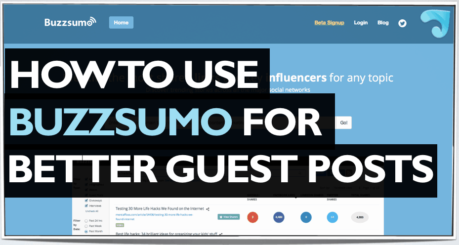 buzzsumo content marketing