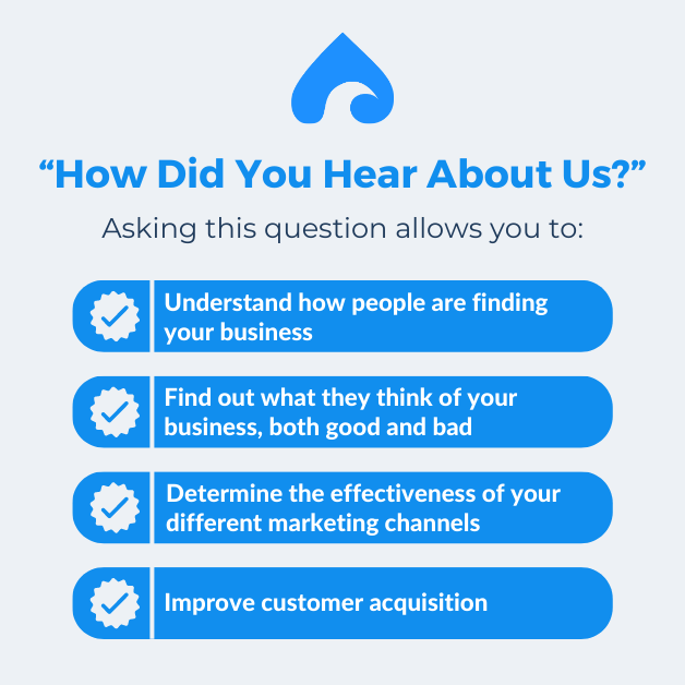 Infographic: Guide to Writing a ‘How Did You Hear About Us’ Survey