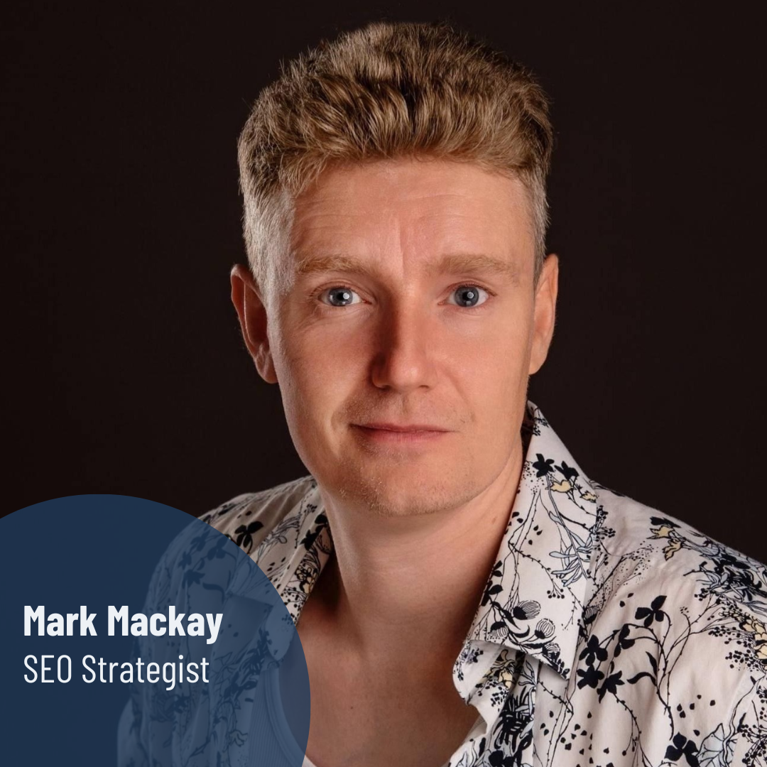 A headshot of Mark Mackay, SEO Strategist at Fluxe Digital Marketing. 