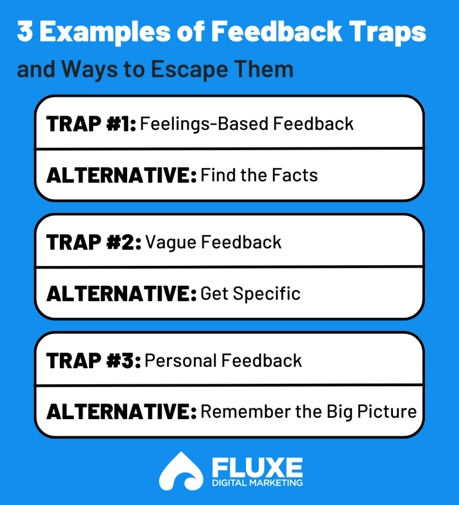 Infographic: 3 Feedback Traps That Keep Owners From Getting Great Content (And How to Avoid Them)